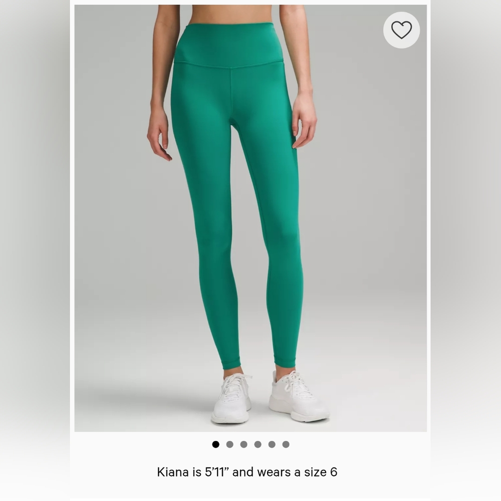 Lululemon Align High-Rise Pant 28" Maldives Green Size 6